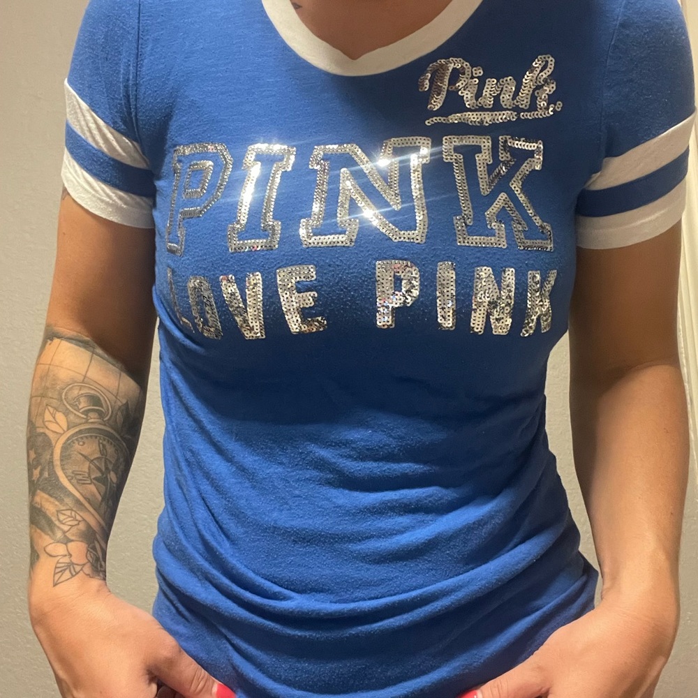 Pink bling shirt